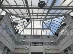 Overhead glazing repairs