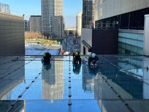glass atrium leak repairs
